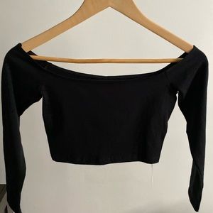 American apparel off the shoulder top